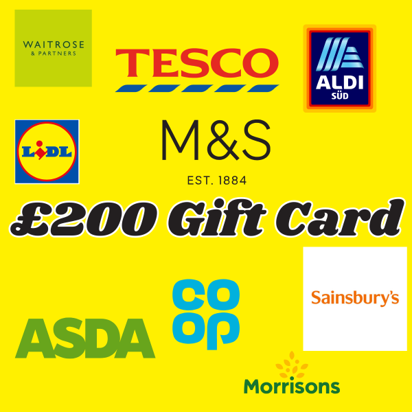 WIN A £200 SUPERMARKET VOUCHER FOR JUST 99P